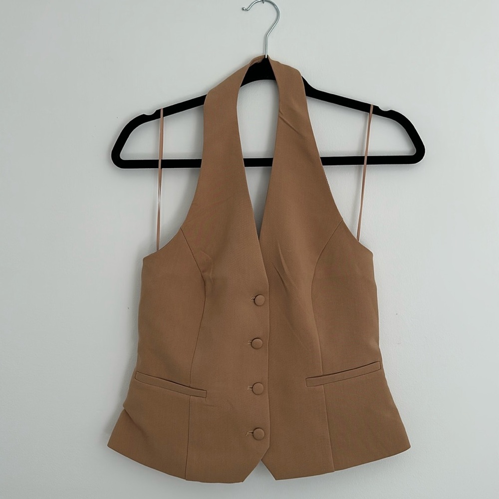 Jason Wu Camel Halter Top